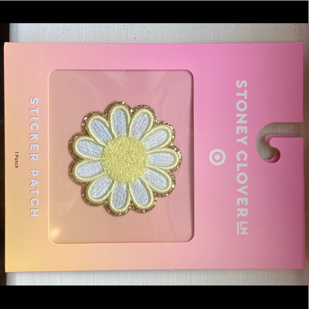 NWT Stoney Clover Lane pink 'flower' patch